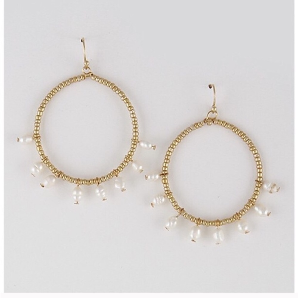 Carmela pearl earrings